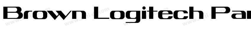 Brown Logitech Pan L字体转换
